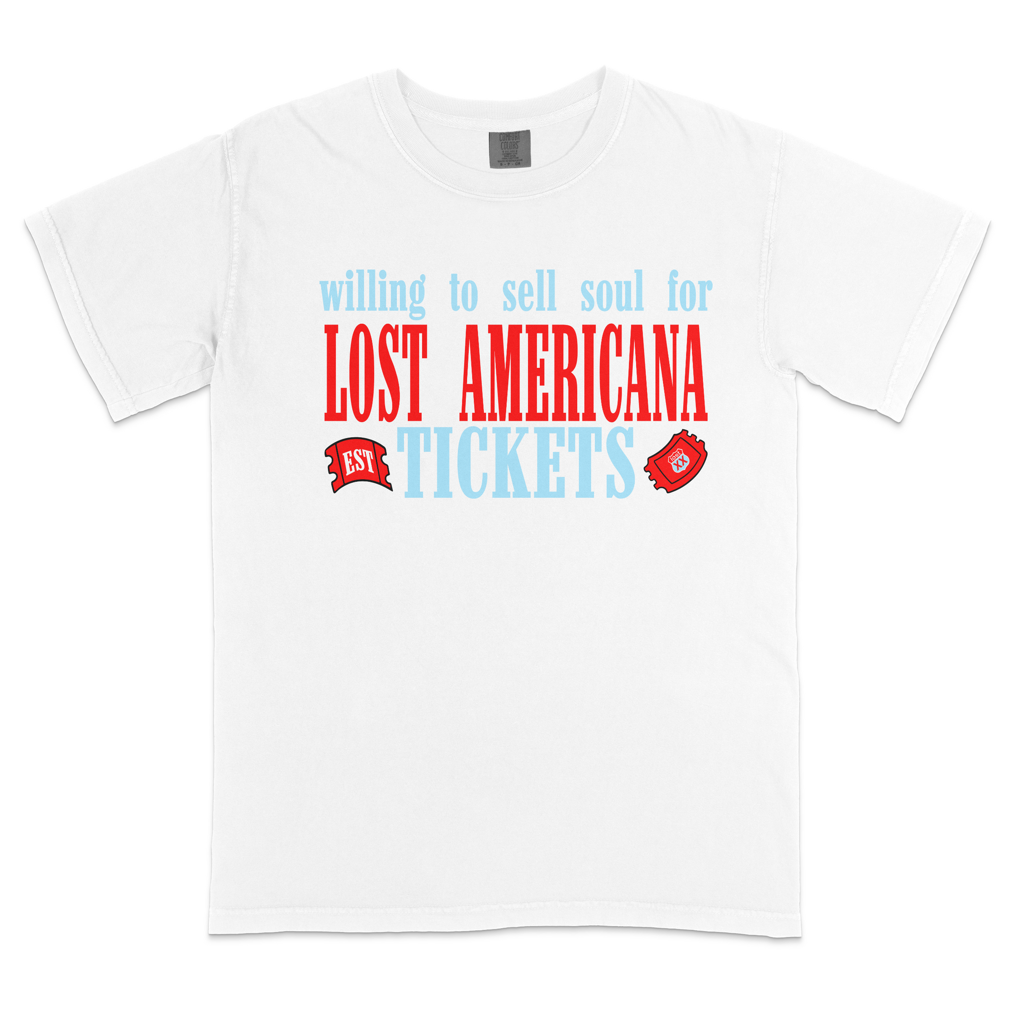 Lost Americana Tickets T-shirt
