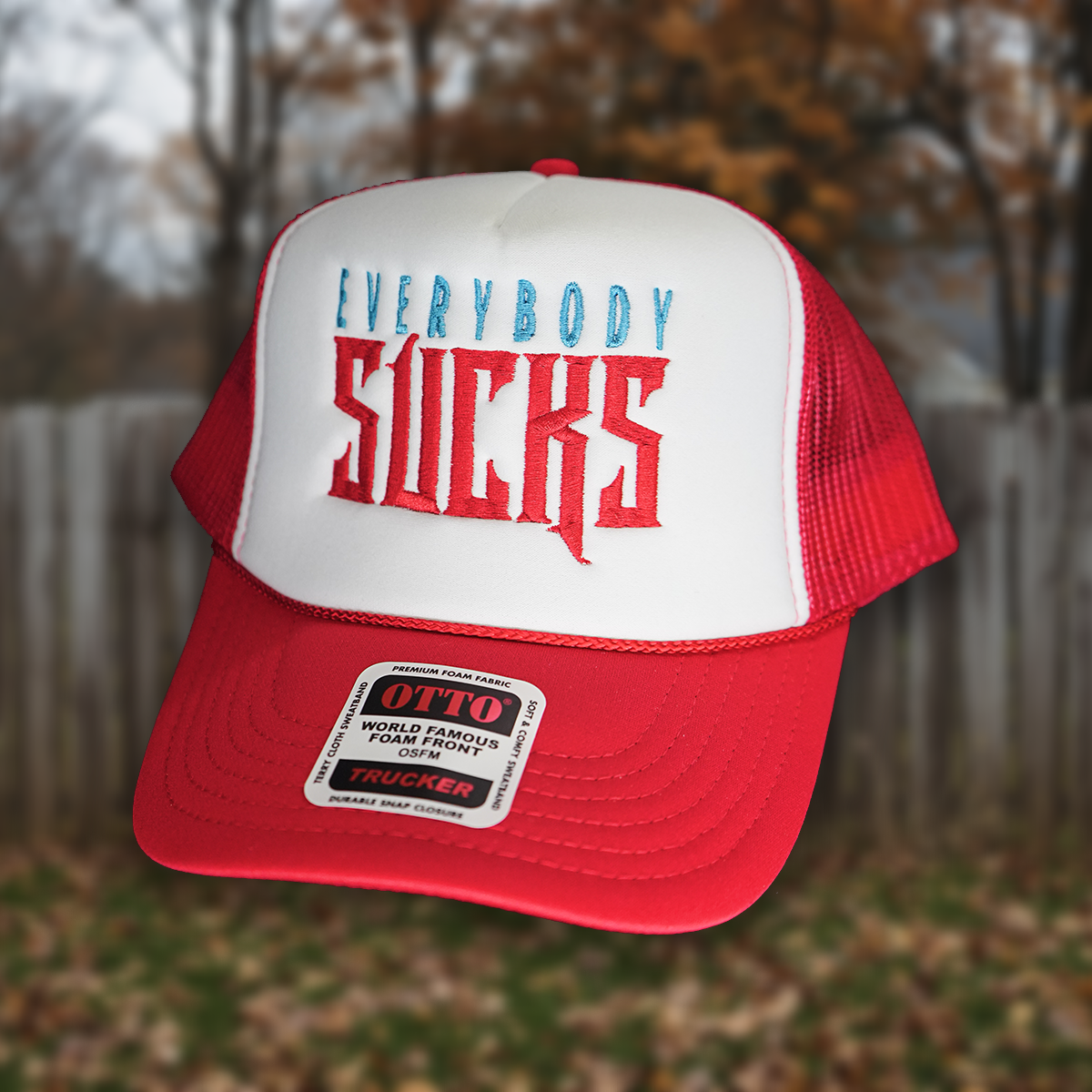 Everybody Sucks MGK inspired Otto Trucker Hat