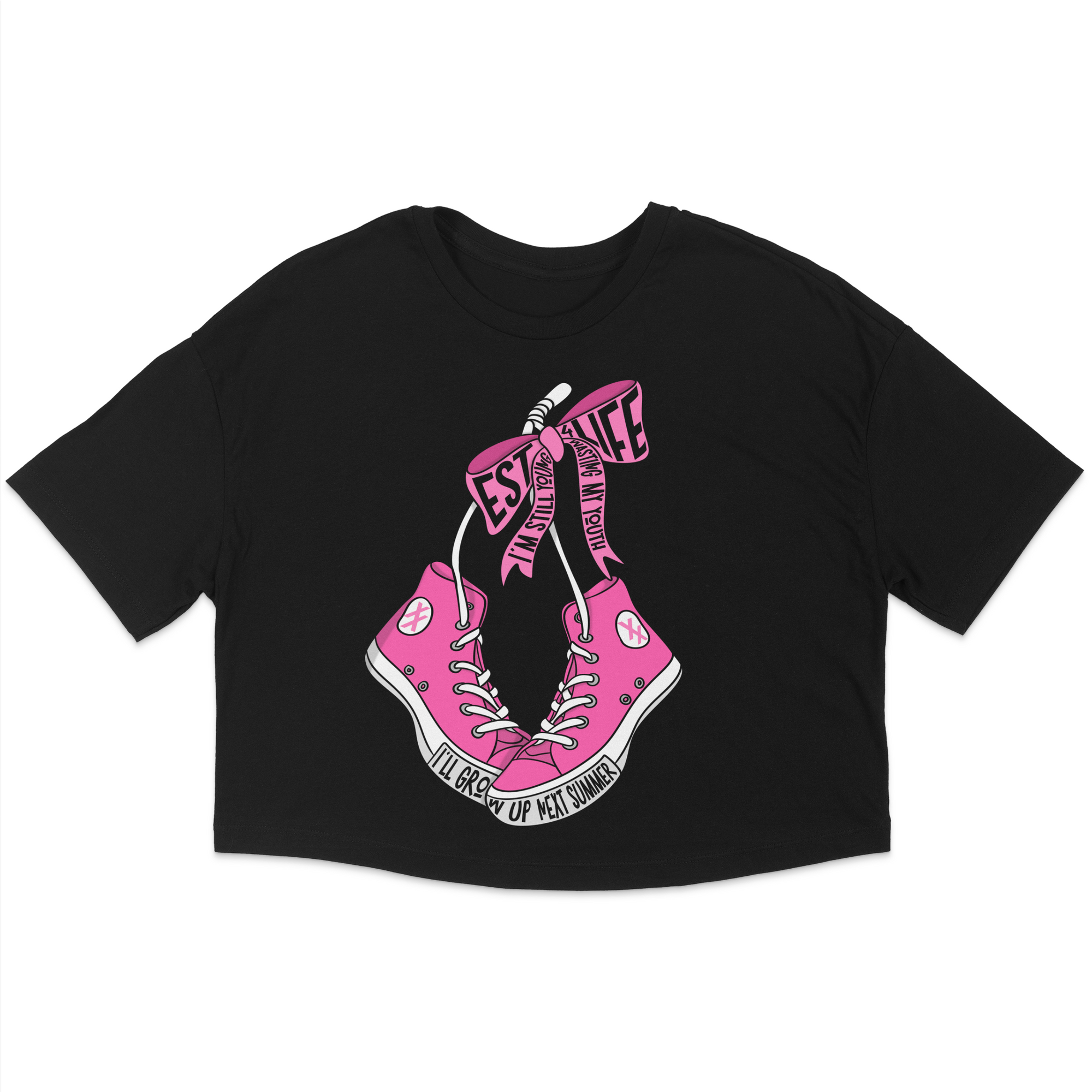 Drunk Face Shoes Crop Top *PRE-ORDER*