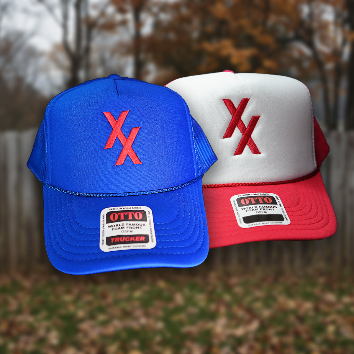 Red XX MGK inspired Otto Trucker Hat