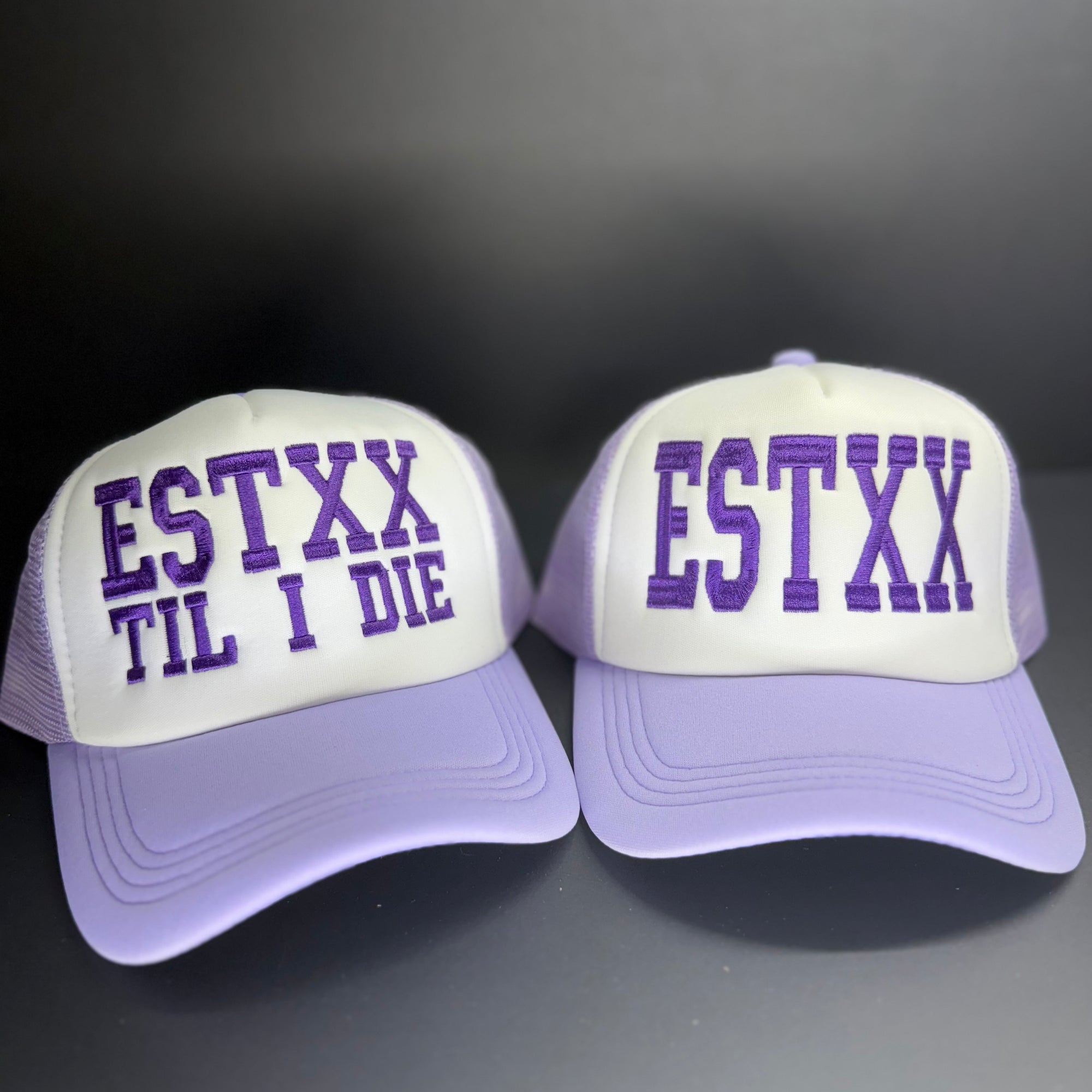Lavender EST Themed Trucker Hat