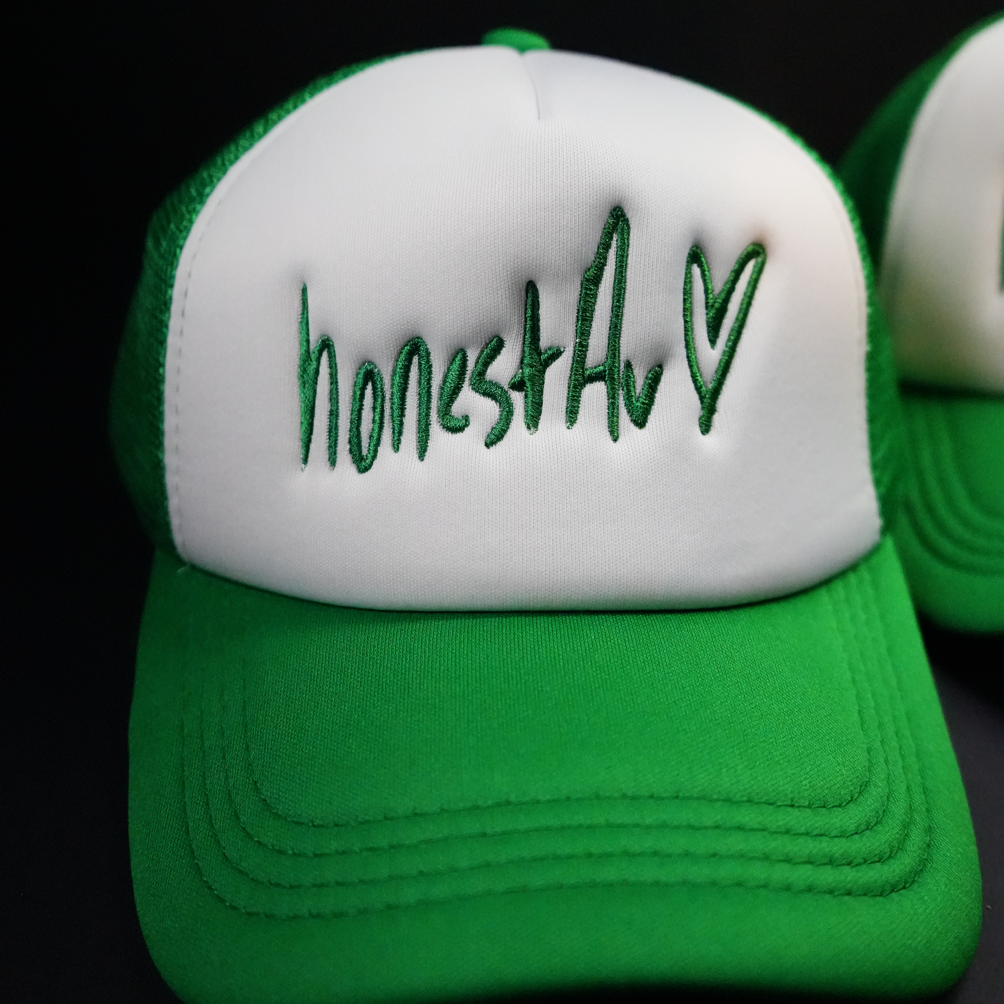 Green HonestAv Foam Trucker Hat