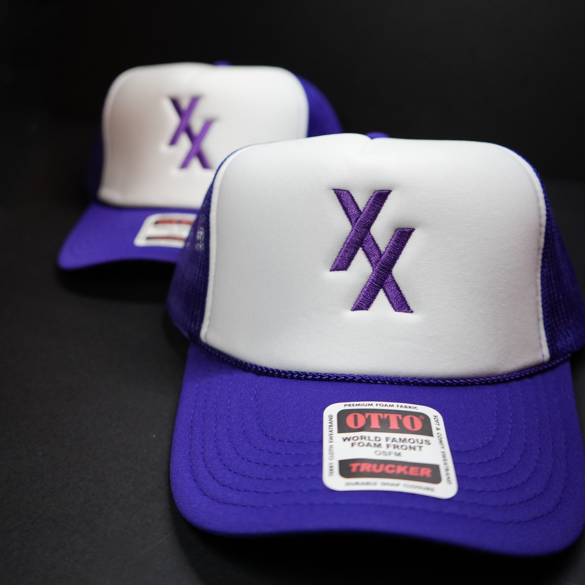 Purple XX Otto Foam Trucker Hat