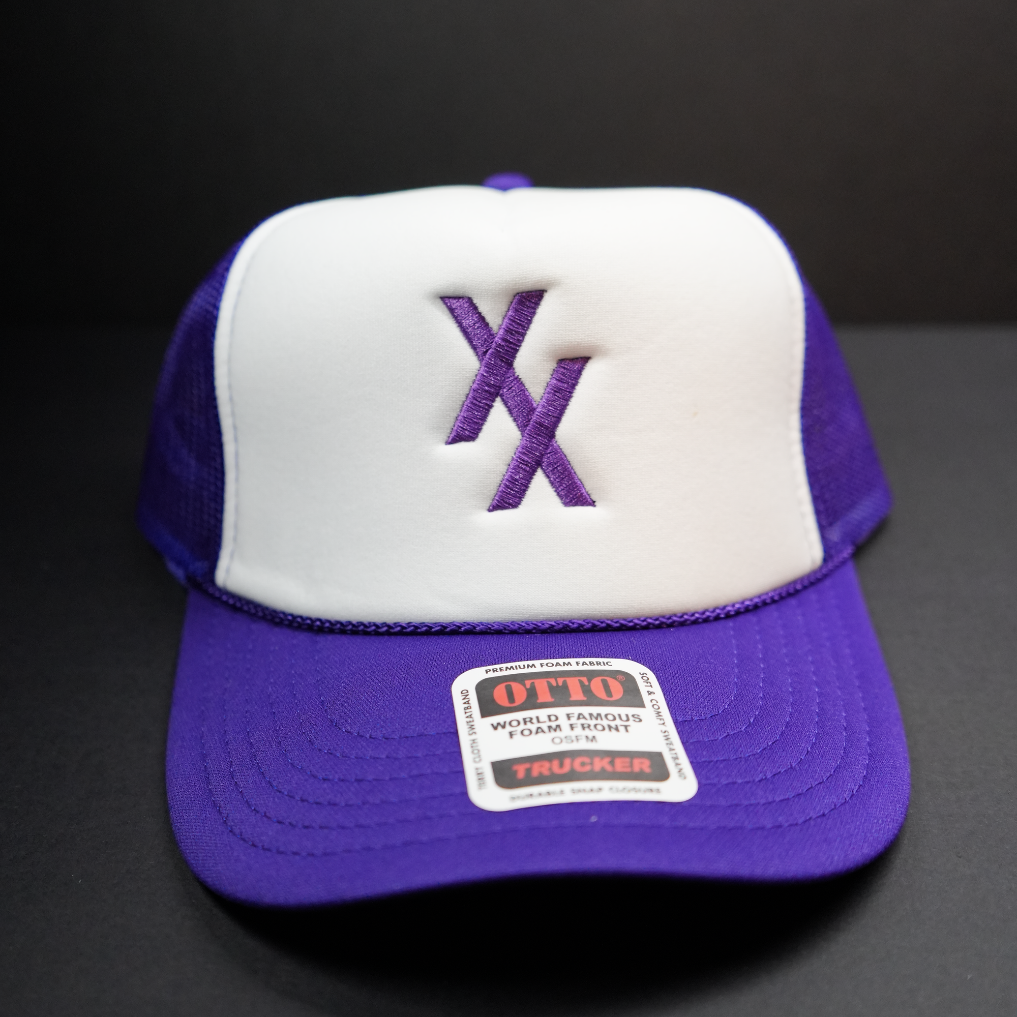 Purple XX Otto Foam Trucker Hat