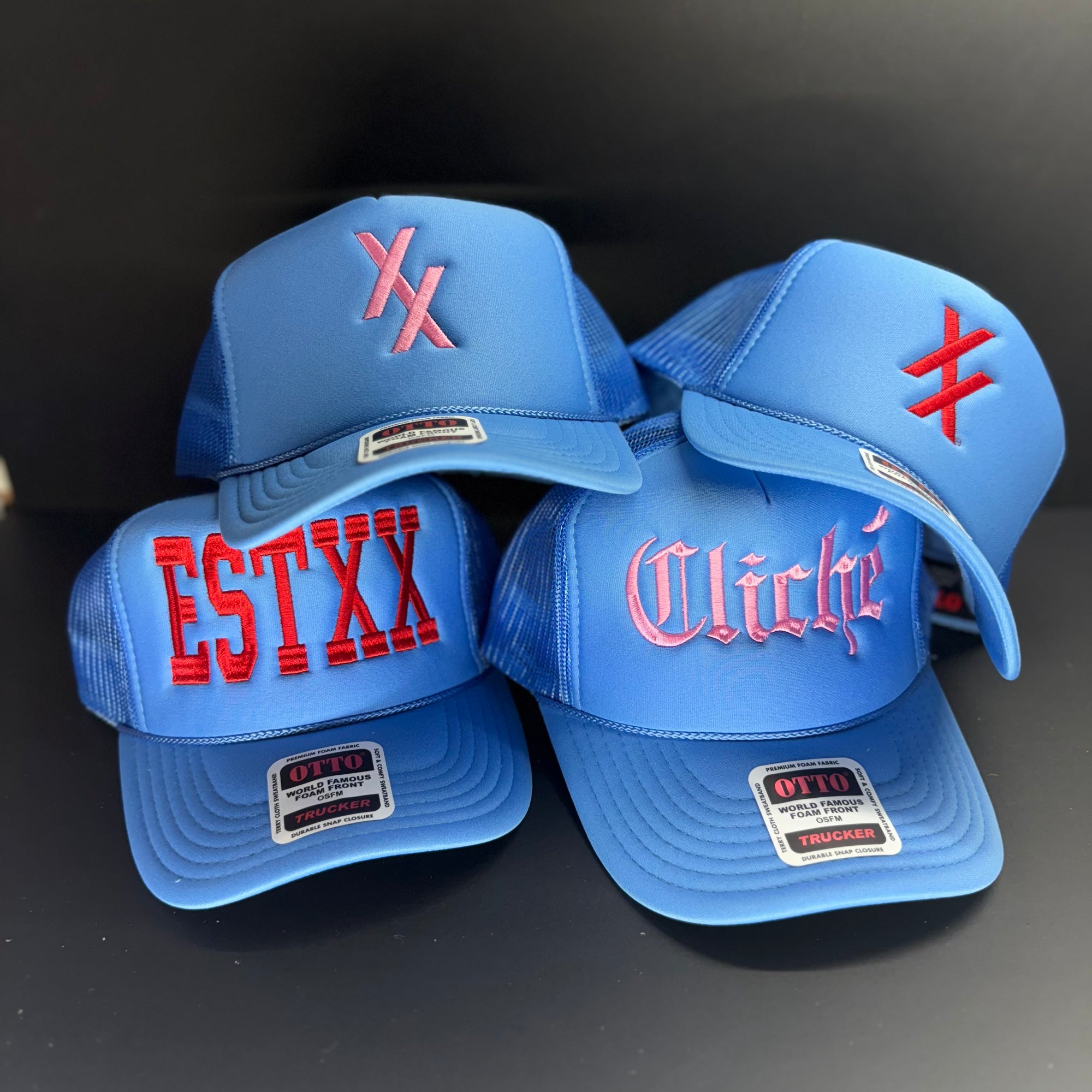 Blue EST Themed Otto Foam Trucker Hat