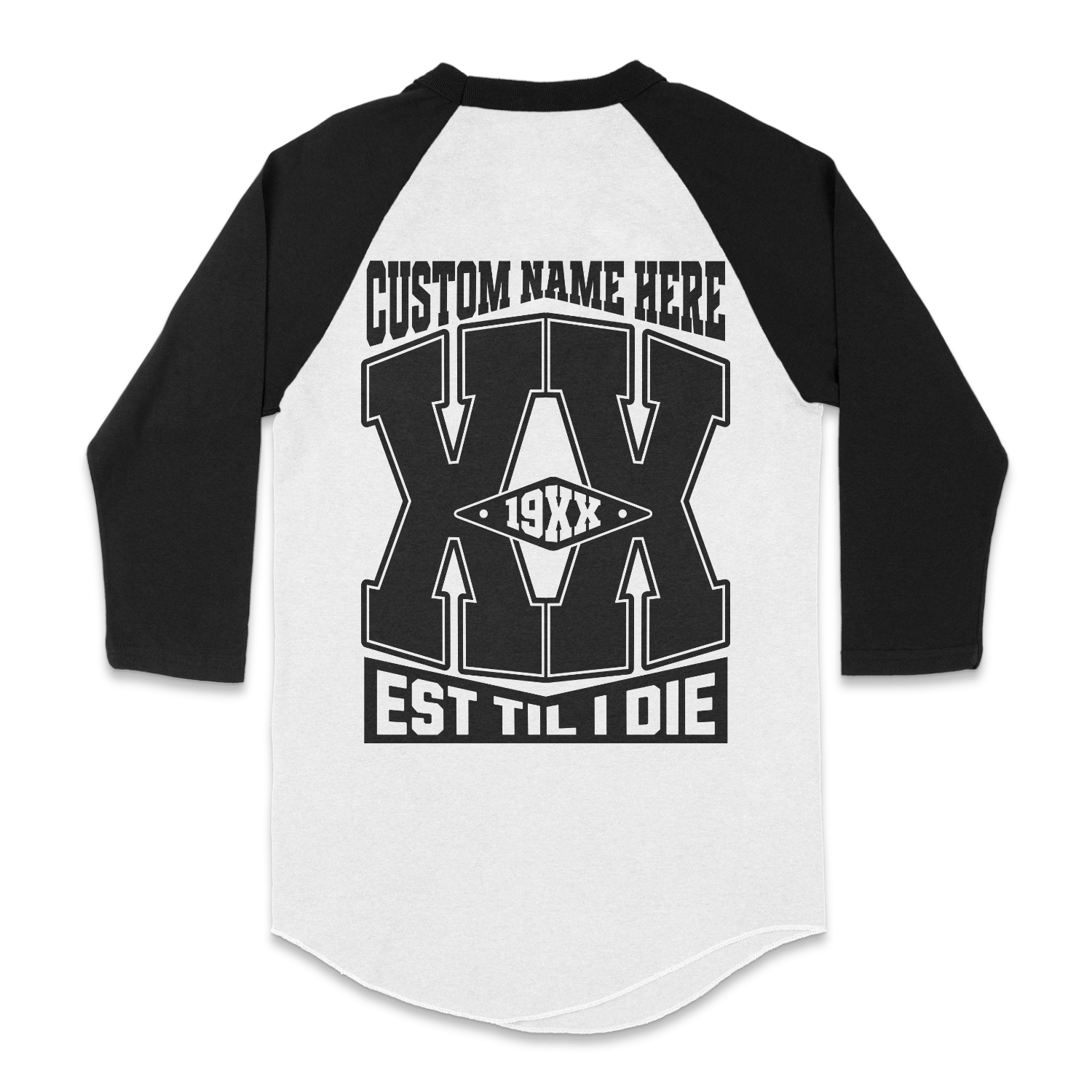 EST Baseball Raglan T-shirt