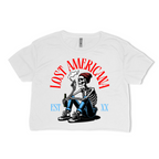 Lost Americana Skeleton Women's Crop Top