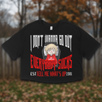 Everybody Sucks Women's Jersey Cropped T-shirt