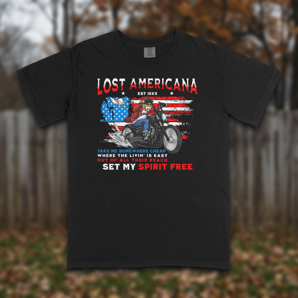 Lost Americana Flag T-shirt