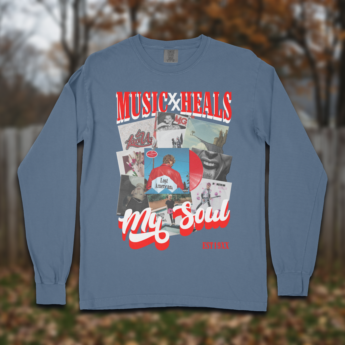 Music Heals My Soul 2.0 Long Sleeve T-shirt