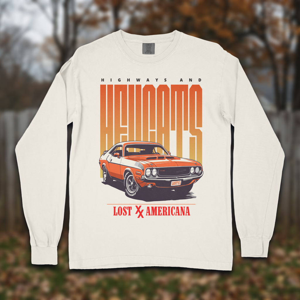 Highways and Hellcats Long Sleeve T-shirt