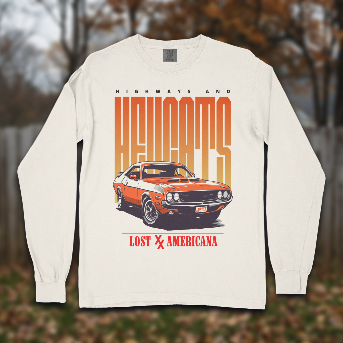 Highways and Hellcats Long Sleeve T-shirt