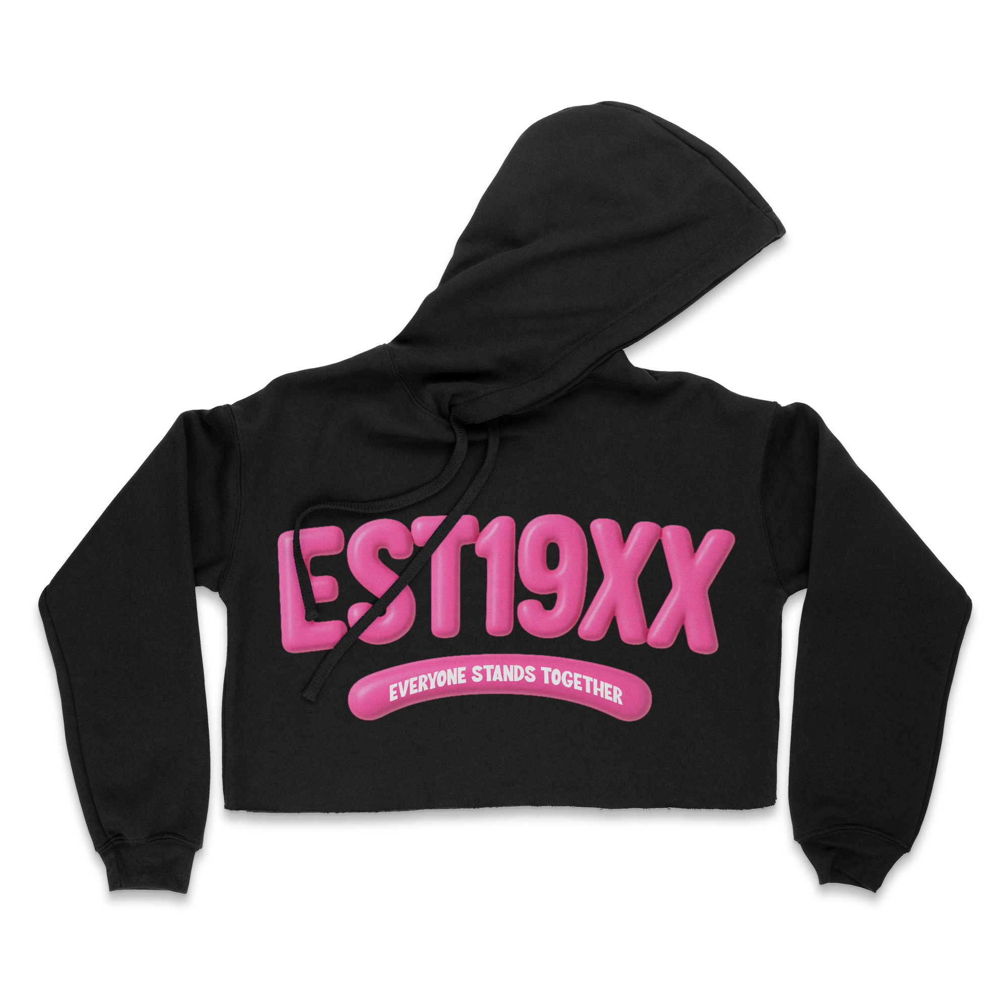 EST19XX Women's Cropped Fleece Hoodie