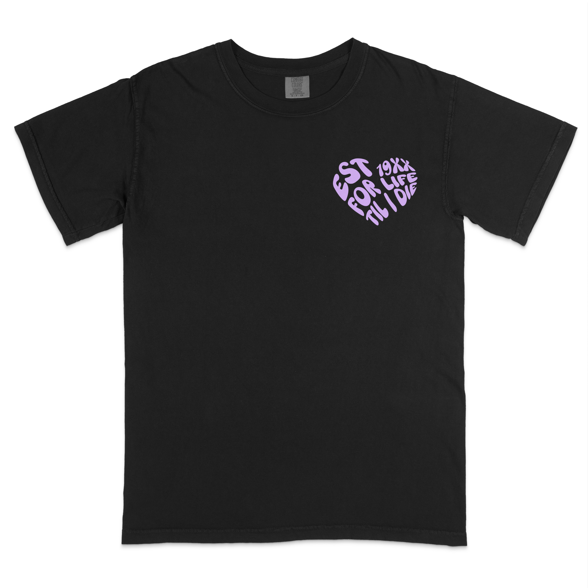 EST For Life Heart Heavyweight T-shirt