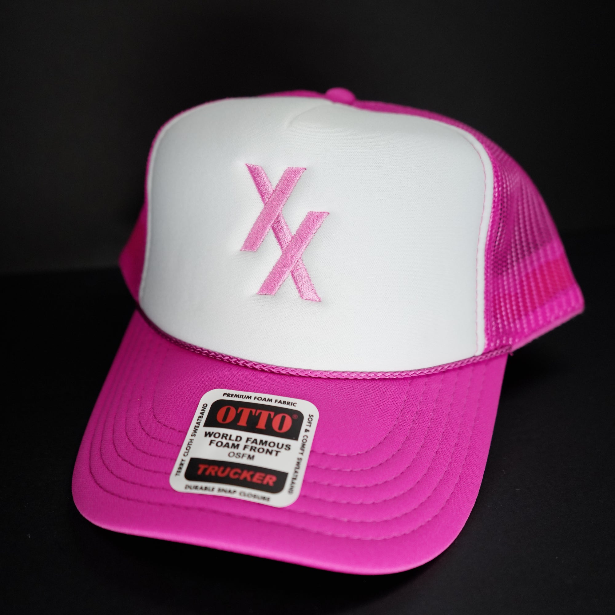 Pink XX MGK inspired Otto Trucker Hat