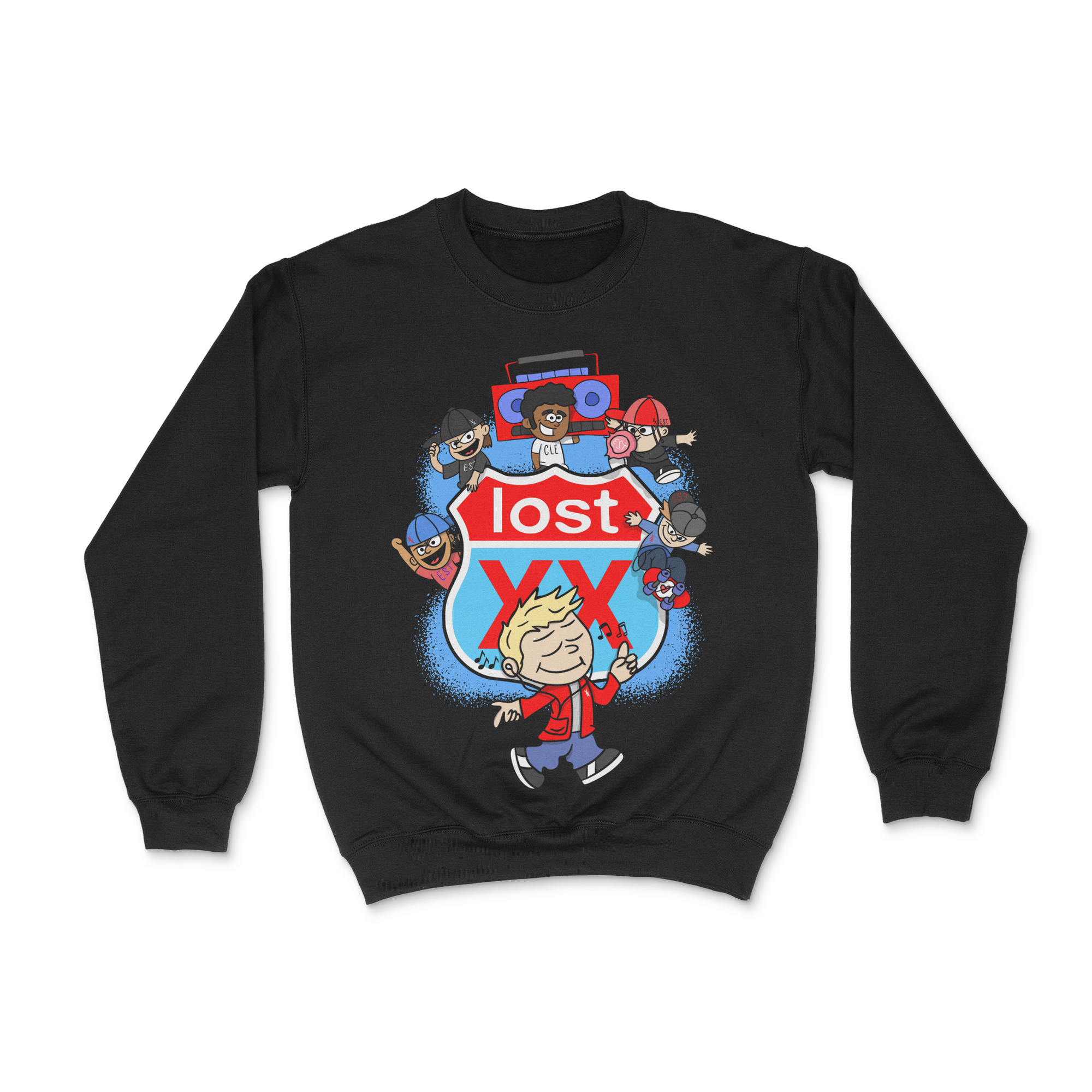 Lost Cartoon Crewneck