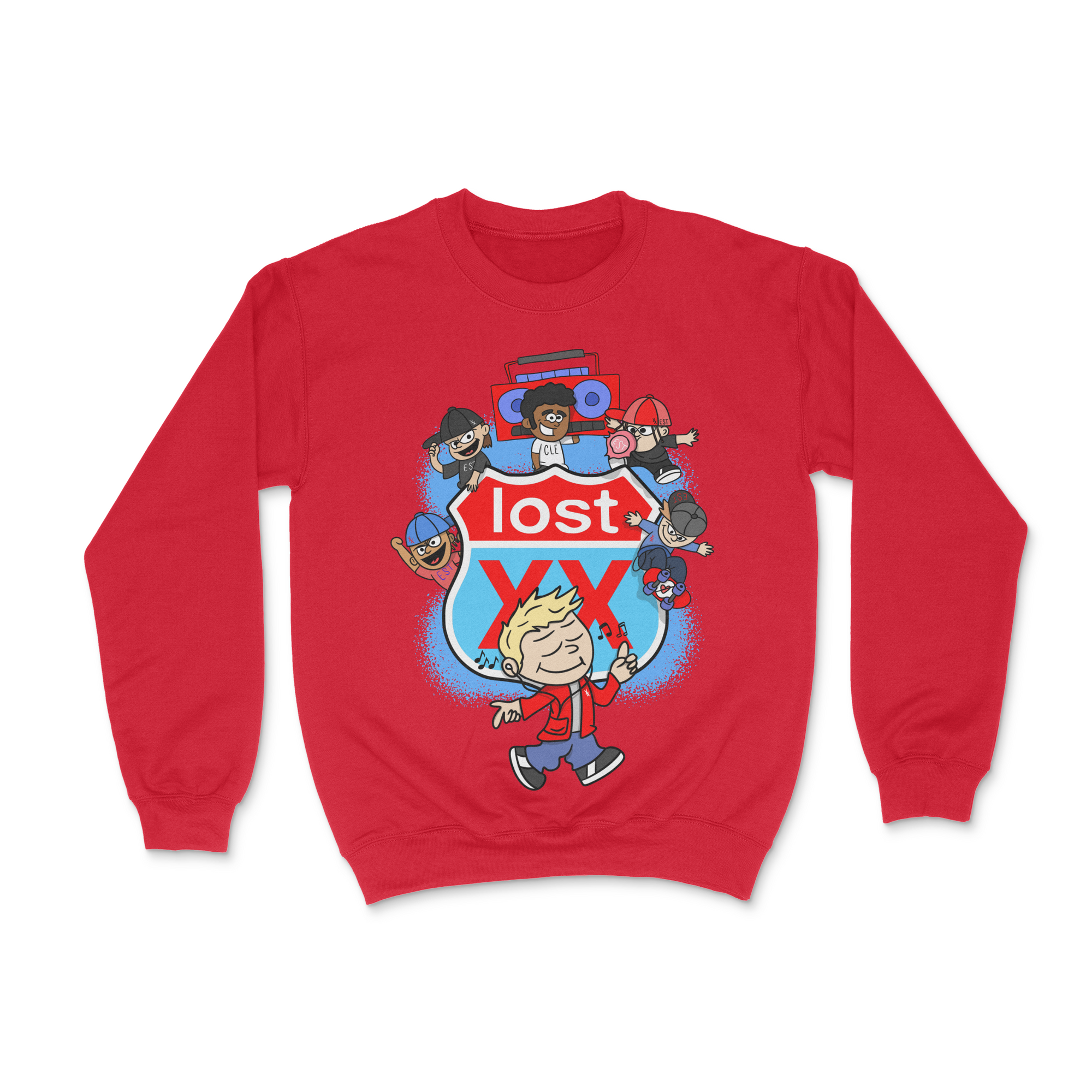 Lost Cartoon Crewneck