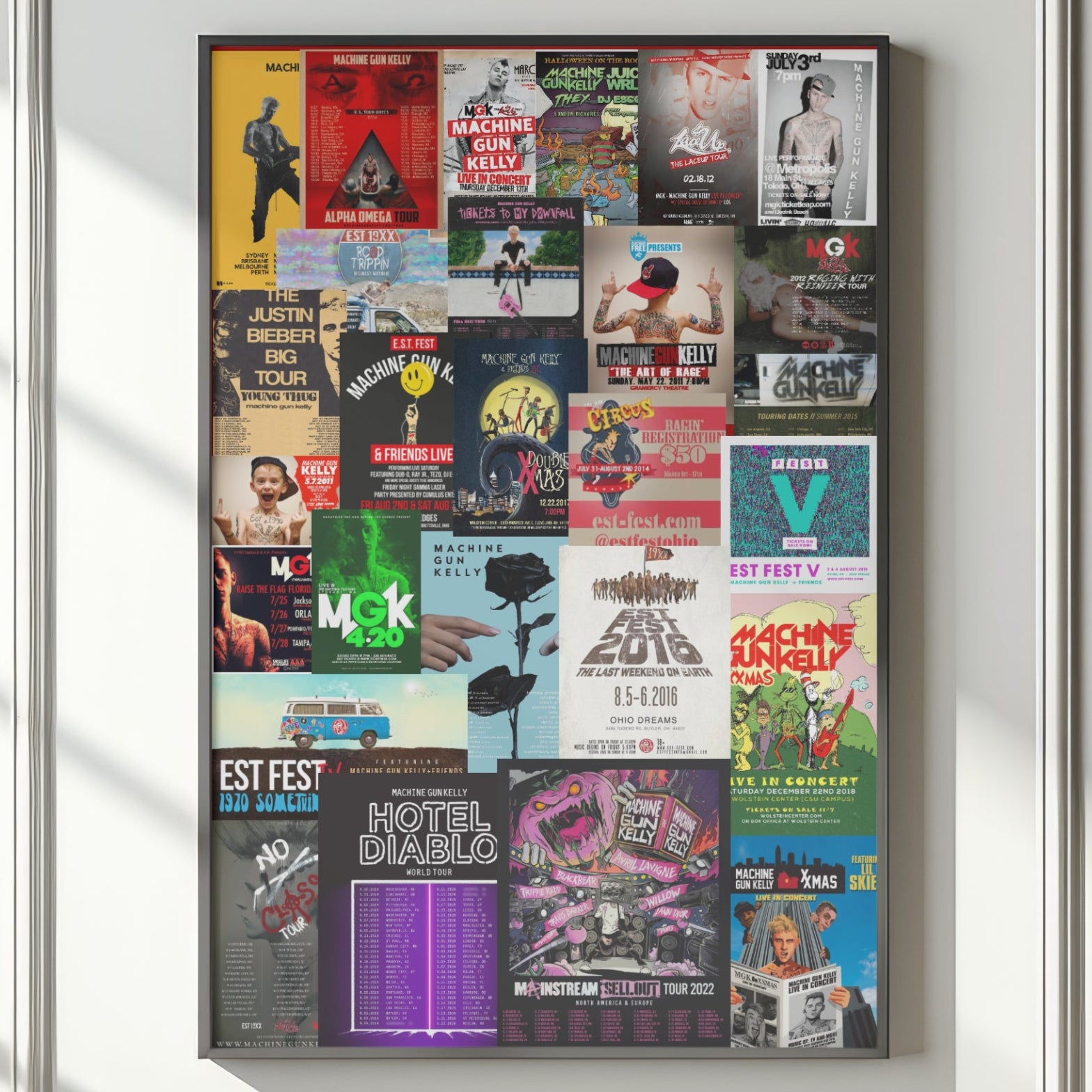 MGK Concert Flyer Collage Poster *PRE-ORDER*